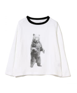 michirico / 立ちクマ ロングスリーブ Tシャツ (115～150㎝)