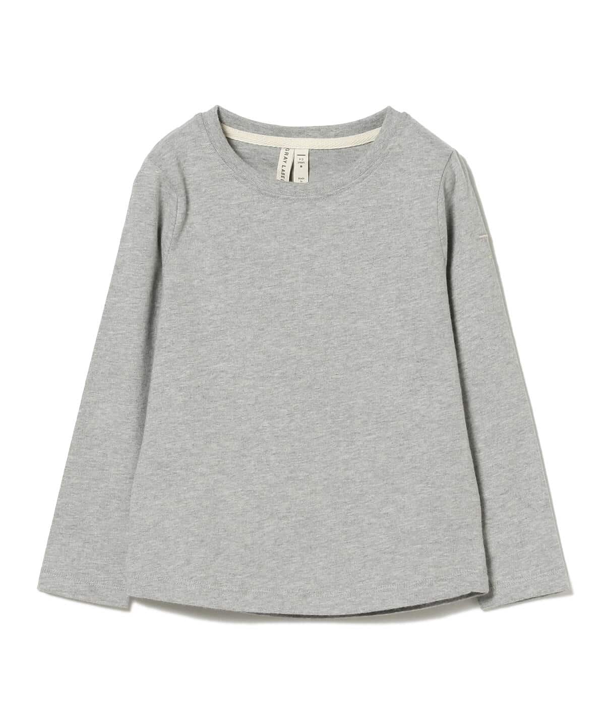 【11/6値下げ】GRAY LABEL グレイレーベル / ロングスリーブ Tシャツ（1 8才） Tシャツ・カットソー GREY MELANGE 3-4y