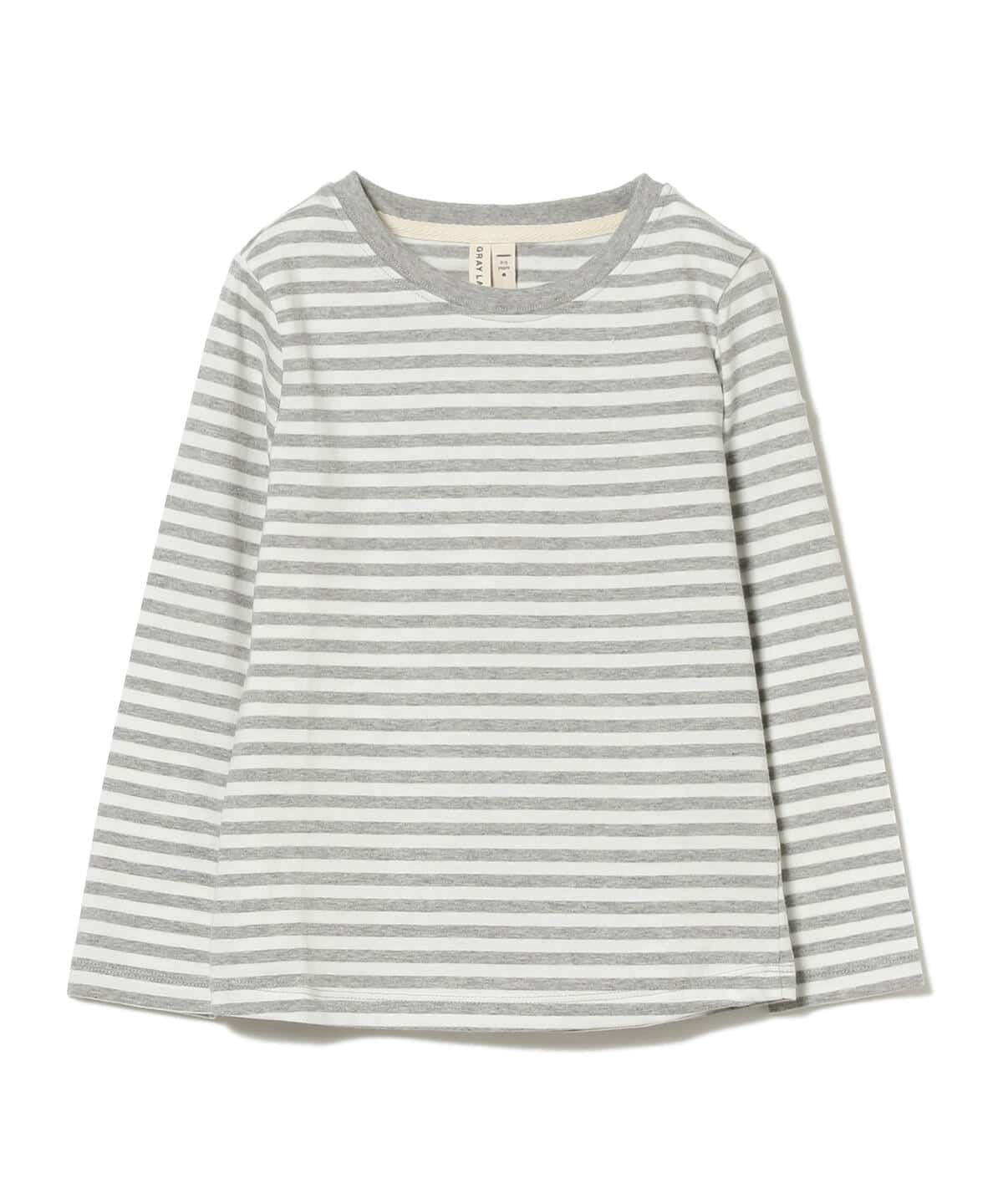 【11/6値下げ】GRAY LABEL グレイレーベル / ロングスリーブ Tシャツ（1 8才） Tシャツ・カットソー GREY. M/O. WHT 7-8y