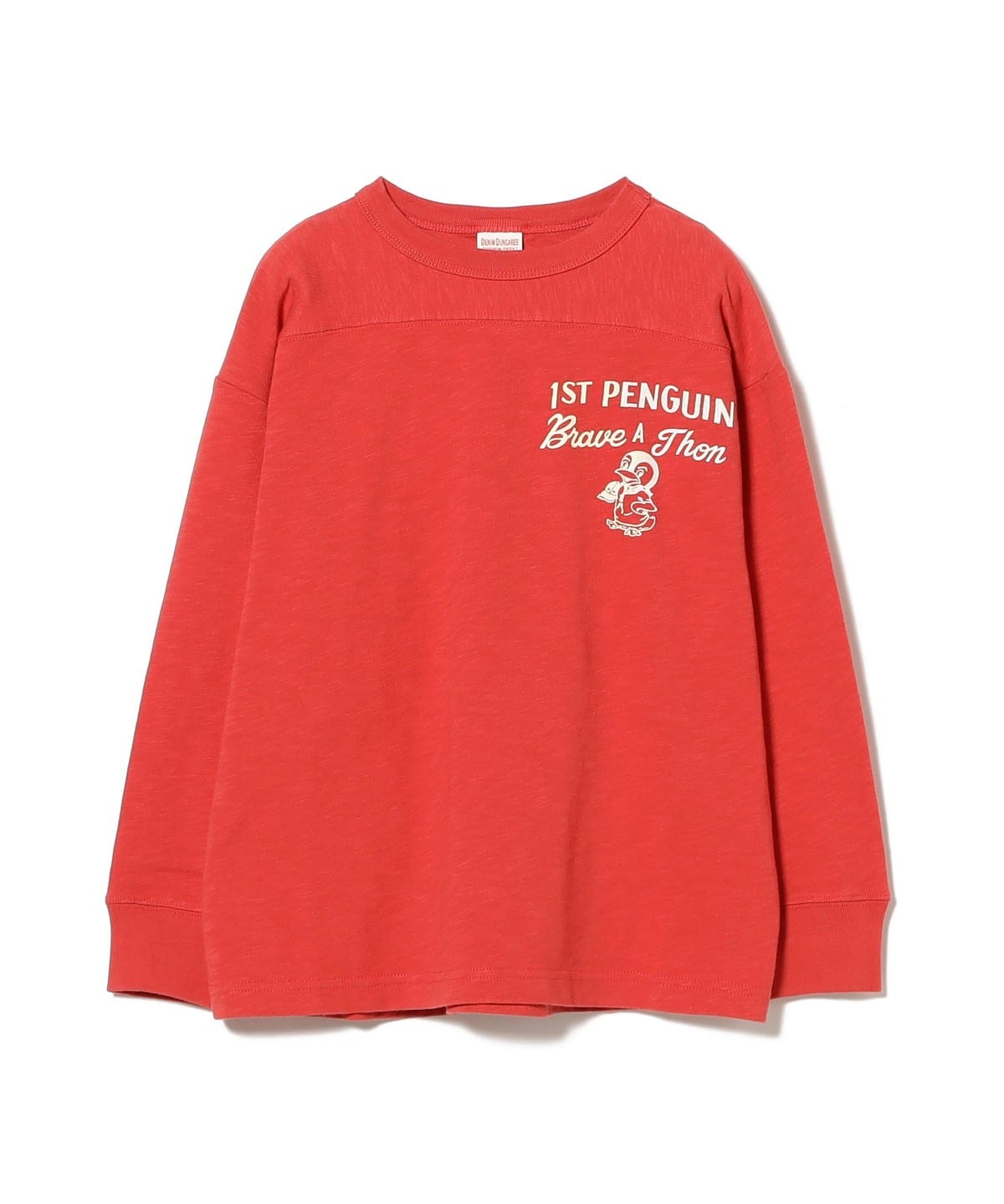 DENIM DUNGAREE / テンジク ロング スリーブ Tシャツ 2025FW(135 145cm) Tシャツ・カットソー 15OR RED 145 DENIM DUNGAREE / テンジク ロング スリーブ Tシャツ 2025FW(135 145cm) Tシャツ・カットソー 15OR RED 145
