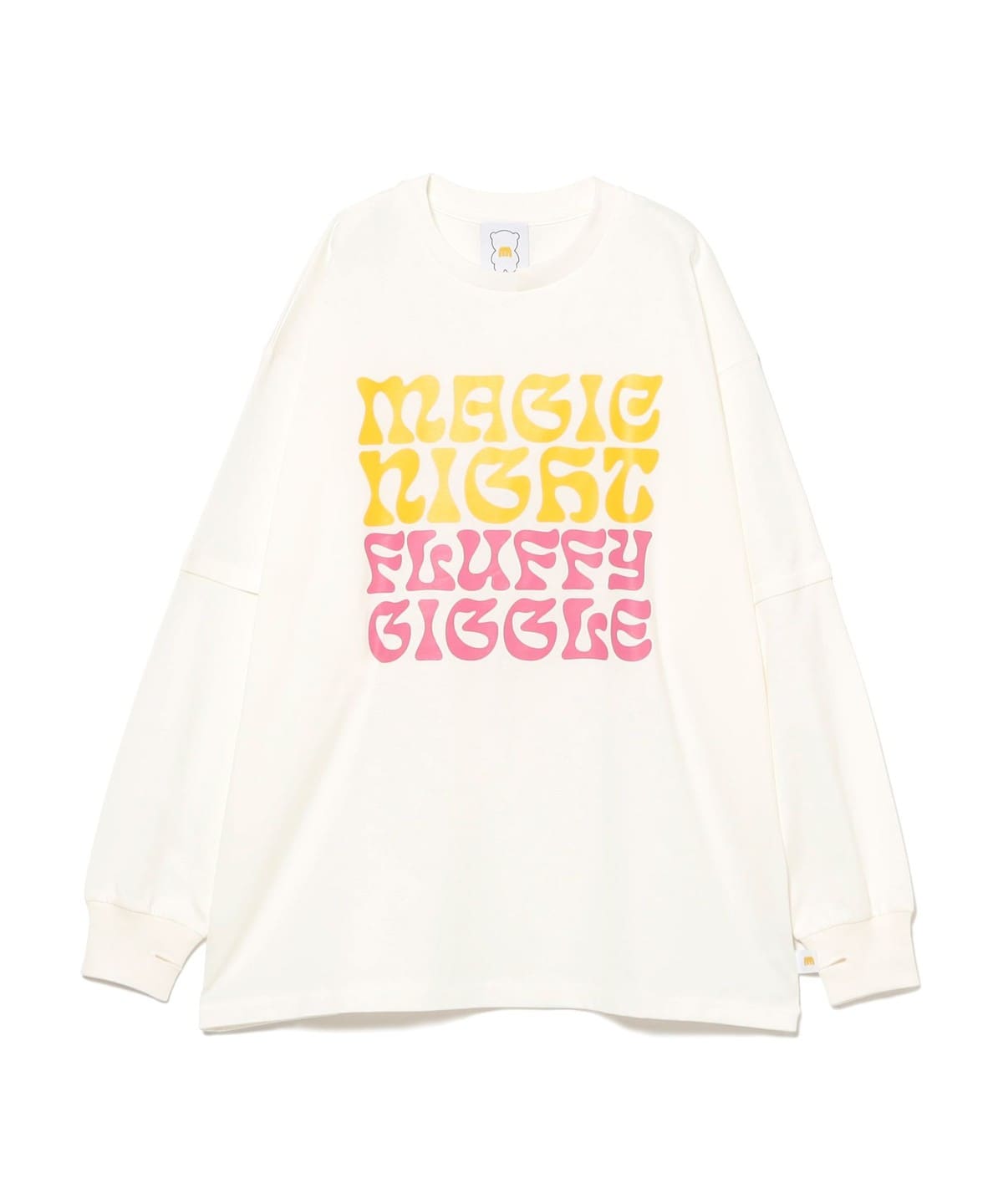 minnano × frankygrow / グラフィック ロングスリーブ Tシャツ 2025FW（145cm） Tシャツ・カットソー WHITE 2(145)