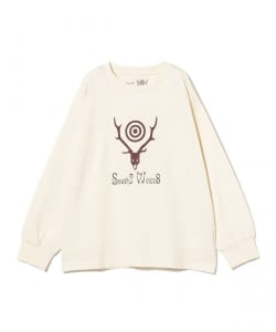 SOUTH2 WEST8 × こども ビームス / クルーネック ロング スリーブ Tシャツ 2025FW（110～160cm）