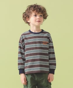 マルチボーダー ロングスリーブ Tシャツ 2026SS（100～140cm）