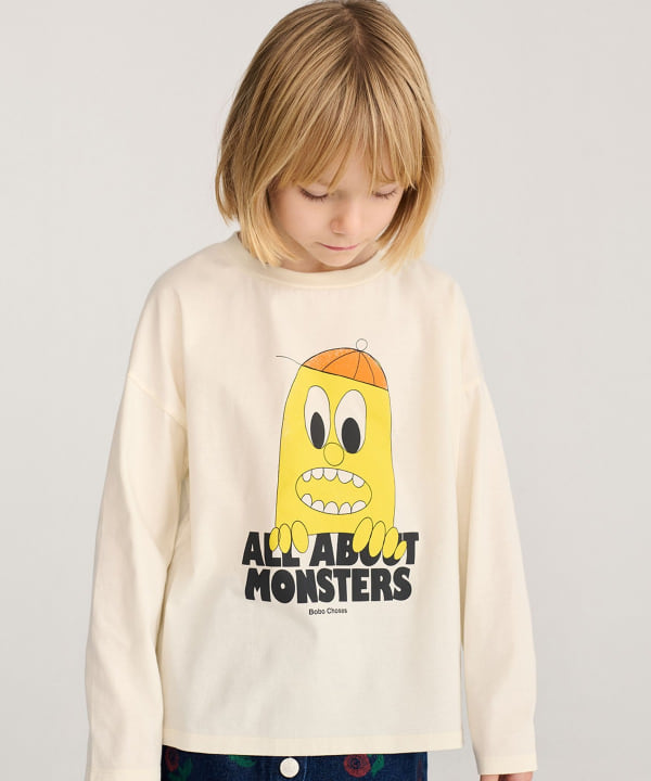 BOBO CHOSES / キッズ イラスト 長袖 Tシャツ 2026FW（2～9才）