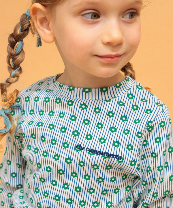 The Campamento / 柄 長袖 Tシャツ 2026FW（4～12才） Model：H104（cm）Size：5/6y