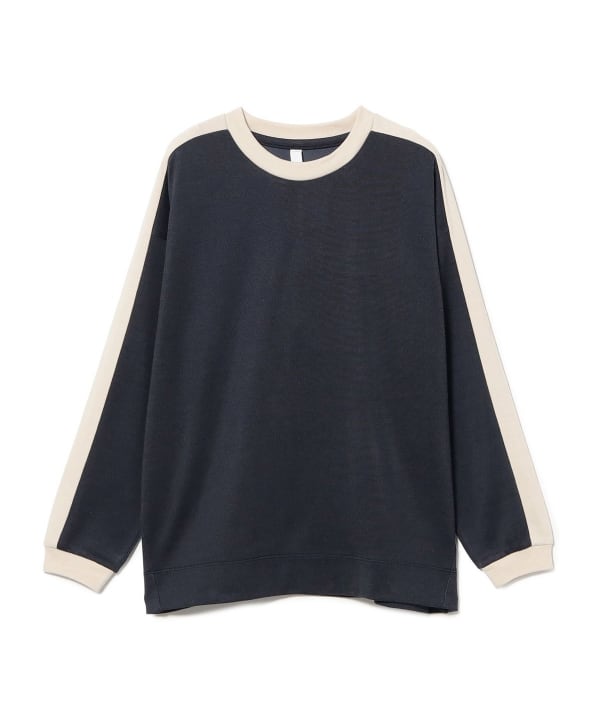 MOUN TEN. / バイカラー ショルダー ロングスリーブ Tシャツ 2026FW（110～140cm）
