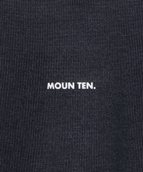 MOUN TEN. / バイカラー ショルダー ロングスリーブ Tシャツ 2026FW（110～140cm）