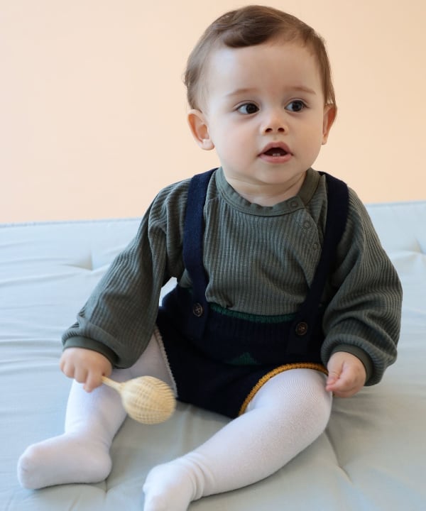 Baby Ribbed Raglan Long-Sleeve T-Shirt 2026FW (60-90cm)