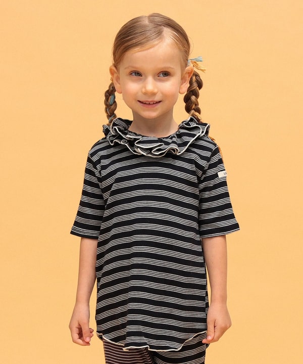 Robert P. Miller × Uhr / ラッフル Tシャツ 2026SS（3～6才） Model：H104（cm）Size：5-6Y