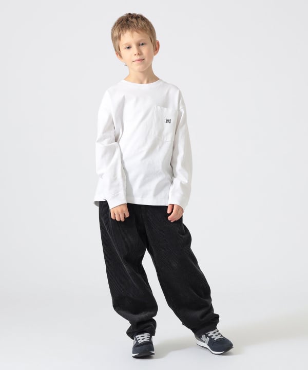 BEAMS meets こども ビームス / BMSロゴ ロングスリーブ Tシャツ 2026（110～160cm）