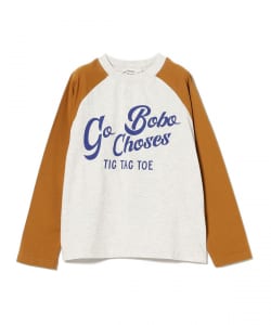 【モアバリエーション開催】BOBO CHOSES / キッズ Ranglan Tシャツ 2025FW（2～9才）