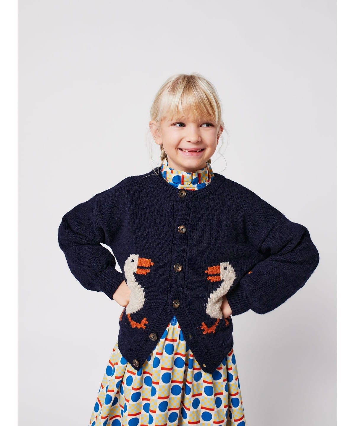 BOBO CHOSES ボボショーズ / キッズ LaOca ニットカーディガン 2025FW(2 9才) トップス La Oca 2-3y BOBO CHOSES ボボショーズ / キッズ LaOca ニットカーディガン 2025FW(2 9才) トップス La Oca 2-3y