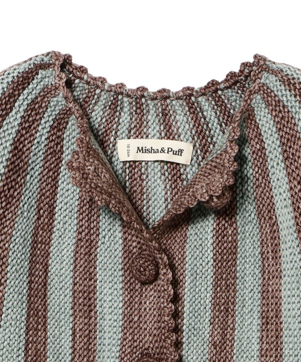 Misha & Puff / Baby Circus Stripe Cardigan 2026FW（12～24ヵ月）