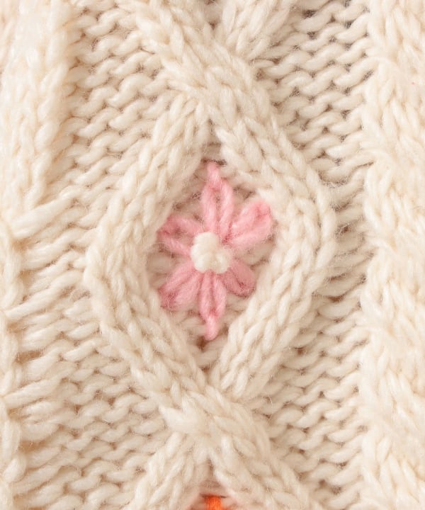 【+10%ポイントUP】【別注】LOGAN Knitting Mills / 刺繍 ニット カーディガン 2026FW（100～150cm）