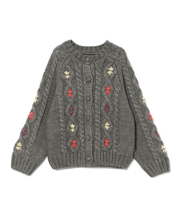 【別注】LOGAN Knitting Mills / 刺繍 ニット カーディガン 2026FW（100～150cm）