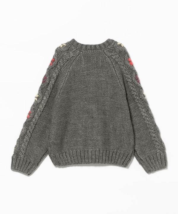 【別注】LOGAN Knitting Mills / 刺繍 ニット カーディガン 2026FW（100～150cm）