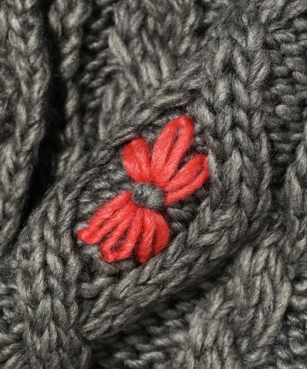 【別注】LOGAN Knitting Mills / 刺繍 ニット カーディガン 2026FW（100～150cm）