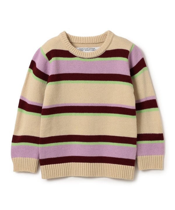【+10%ポイントUP】【別注】LOGAN Knitting Mills / マルチカラー ニット 2026FW（100～150cm）