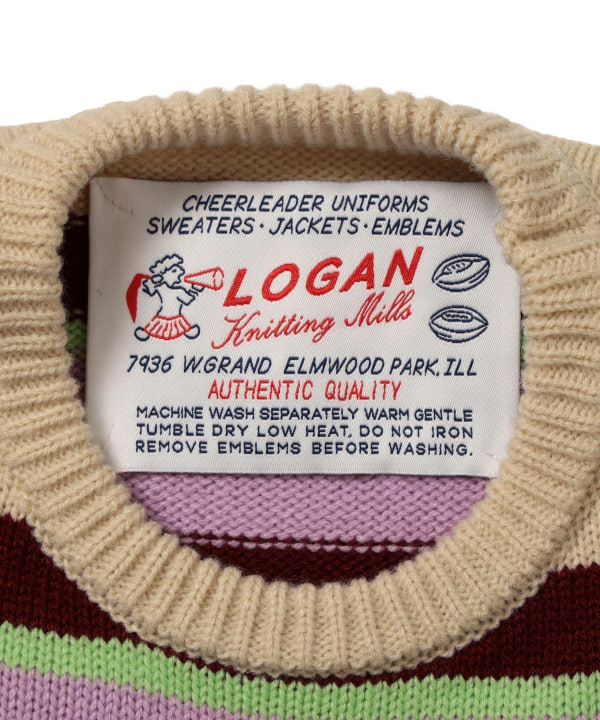 【+10%ポイントUP】【別注】LOGAN Knitting Mills / マルチカラー ニット 2026FW（100～150cm）