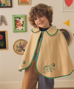 【別注】WOVENPLAY / Animal Cape 2025FW（3～8才）