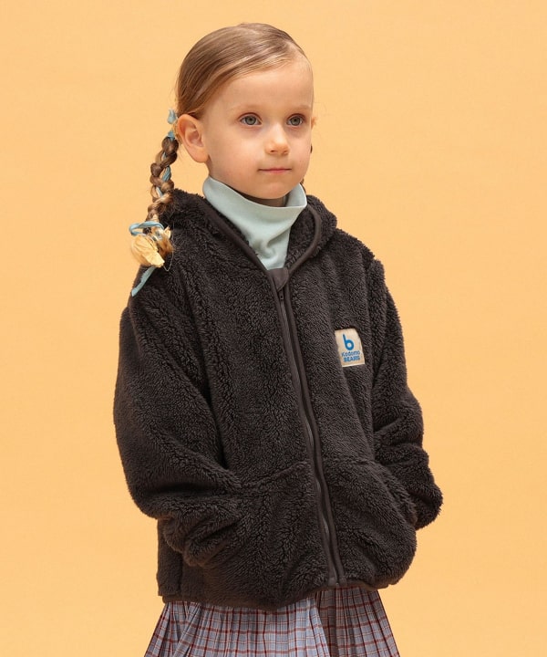 【+10%ポイントUP】ジップ ボア フーディ 2026FW（70～110cm） Model：H104（cm）Size：110