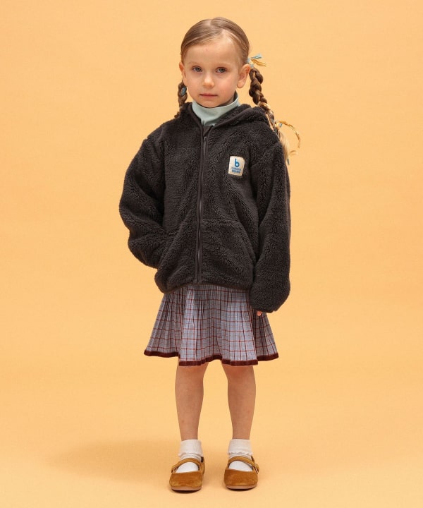 【+10%ポイントUP】ジップ ボア フーディ 2026FW（70～110cm） Model：H104（cm）Size：110