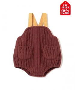 【+15%ポイントUP】ベビー キルティング サロペット 2025FW（70～80cm）