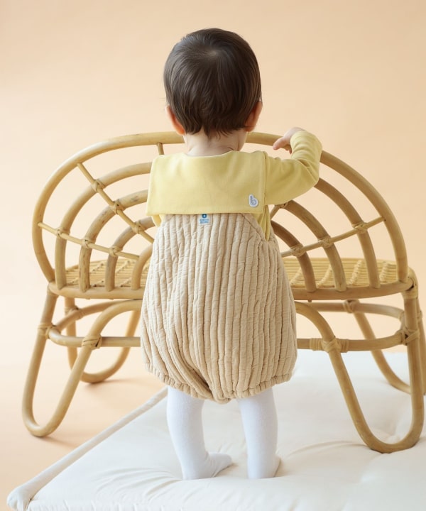 【あかちゃんフェア対象品】ベビー キルティング サロペット 2026FW（70～80cm）