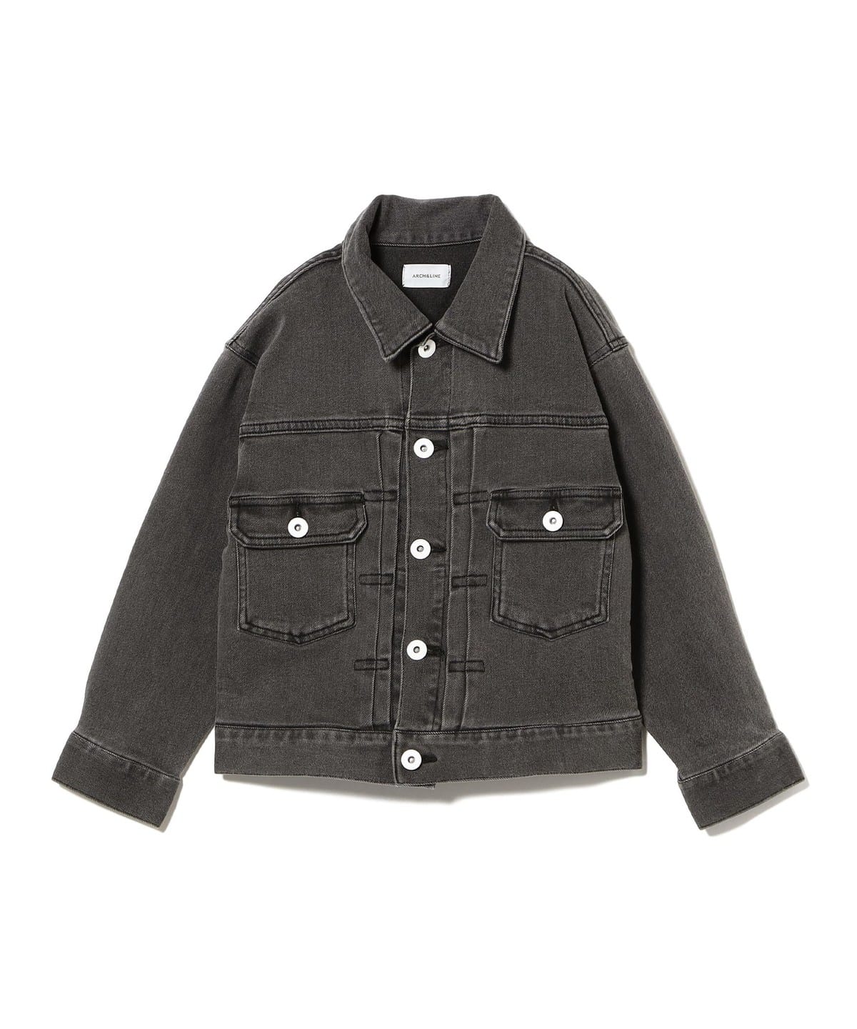 ARCH & LINE アーチアンドライン / リサイクル デニム ジャケット 2025FW（100 145cm） ブルゾン ♯16 M(115-125)