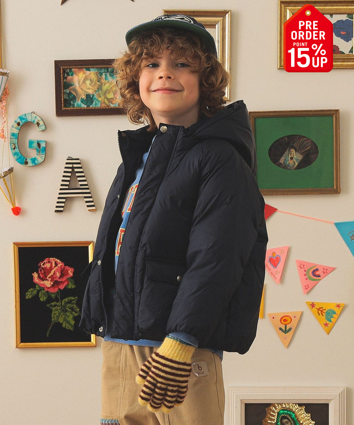 【+15%ポイントUP】フード ダウン ブルゾン 2025FW(110 140cm) ブルゾン NAVY 120 【+15%ポイントUP】フード ダウン ブルゾン 2025FW(110 140cm) ブルゾン NAVY 120