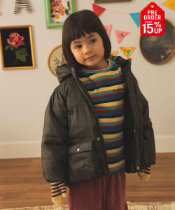 【+15%ポイントUP】フード ダウン ブルゾン 2025FW（110～140cm）