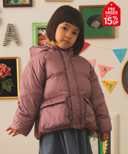 【+15%ポイントUP】フード ダウン ブルゾン 2025FW（110～140cm）