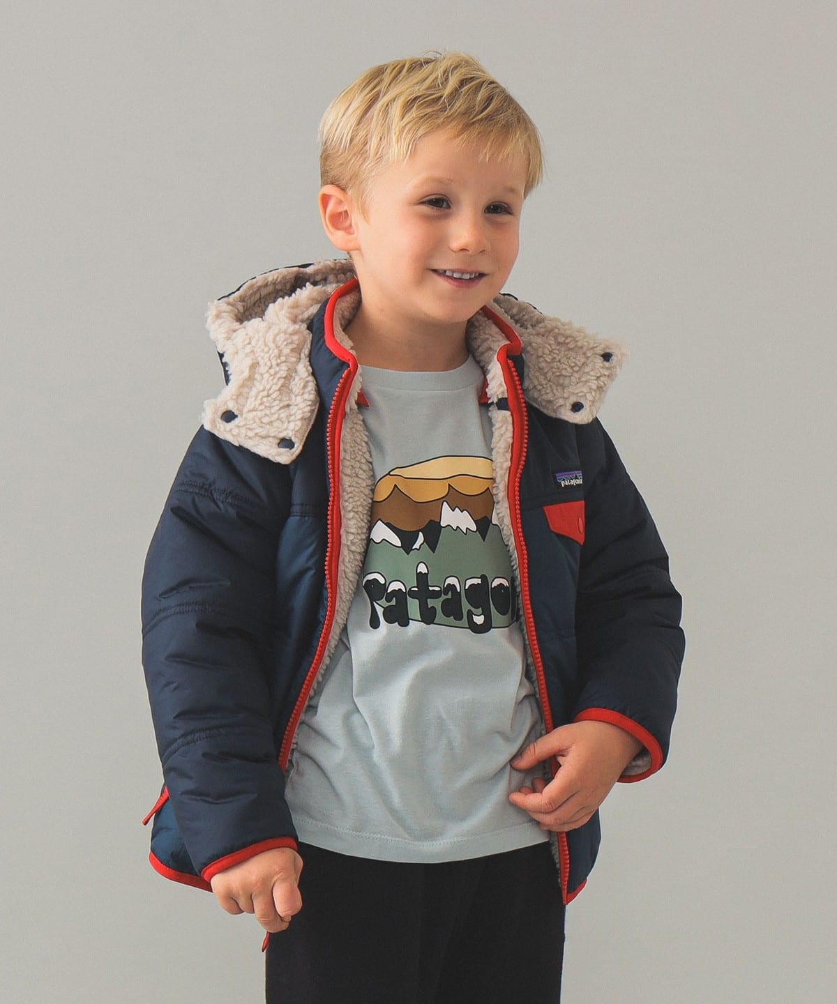 patagonia パタゴニア / ベビー リバーシブル トリブルズ フーディ 2025FW(12ヵ月 5才) ブルゾン Stone Blue 12m patagonia パタゴニア / ベビー リバーシブル トリブルズ フーディ 2025FW(12ヵ月 5才) ブルゾン Stone Blue 12m