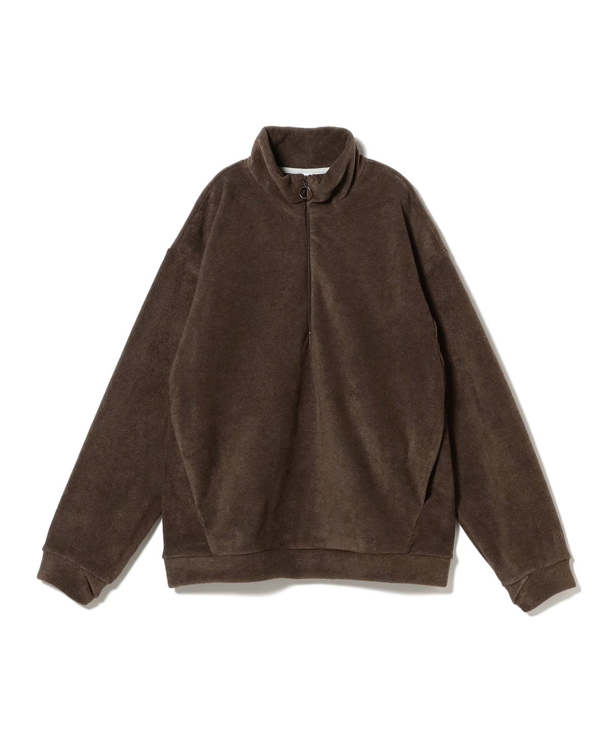 MOUN TEN. / メランジ フリース ハーフジップ 2025FW（150 160cm） ブルゾン cocoa 0