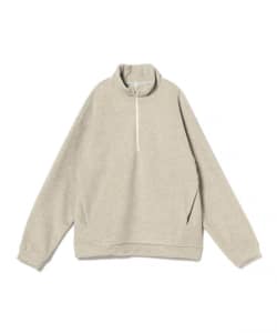 MOUN TEN. / メランジ フリース ハーフジップ 2025FW（150～160cm）