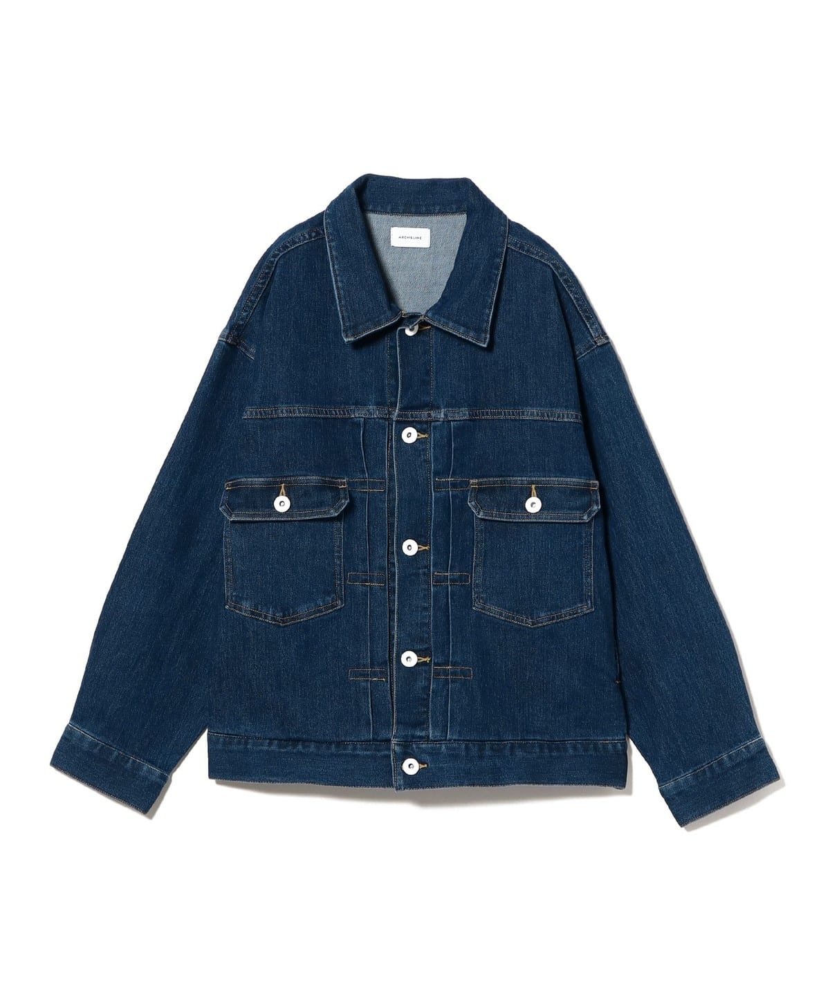 ARCH & LINE アーチアンドライン / リサイクル デニム ジャケット 2025FW（145 155cm） ブルゾン ♯65 1(145-155)