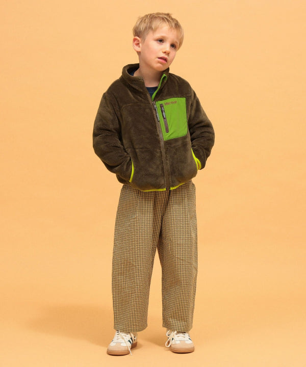【+10%ポイントUP】【別注】Marmot / キッズ Balmy フリース ジャケット2026FW（110～150cm） Model：H118（cm）Size：110