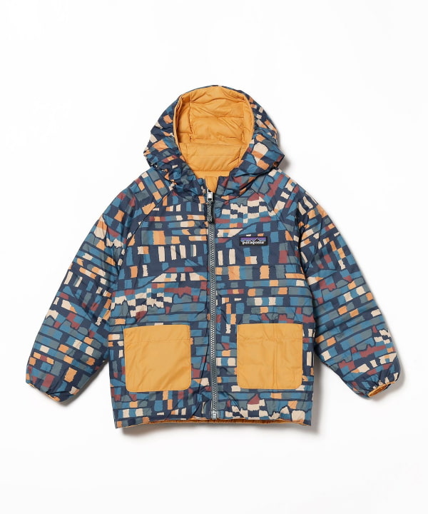 【新品】こどもBEAMS × patagonia／リバーシブルダウン