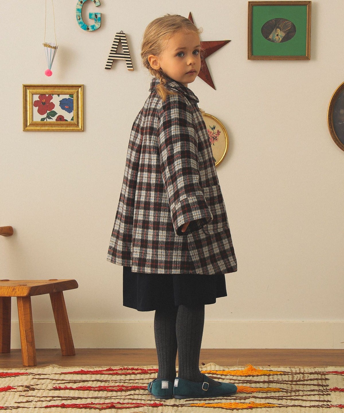 こども ビームス（こども ビームス）【2/5再値下げ】チェック ステン