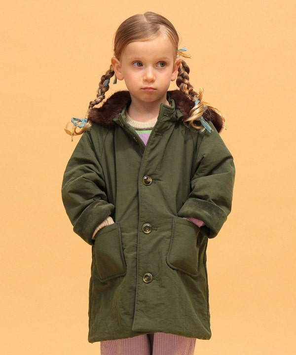 【+10%ポイントUP】フード コート 2026FW（90～140cm） Model：H104（cm）Size：110