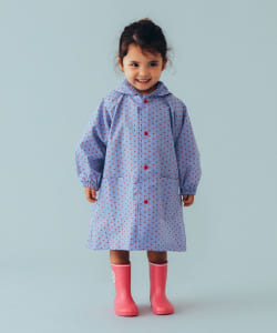 b柄 ランドセル対応 レインコート (90～130cm)