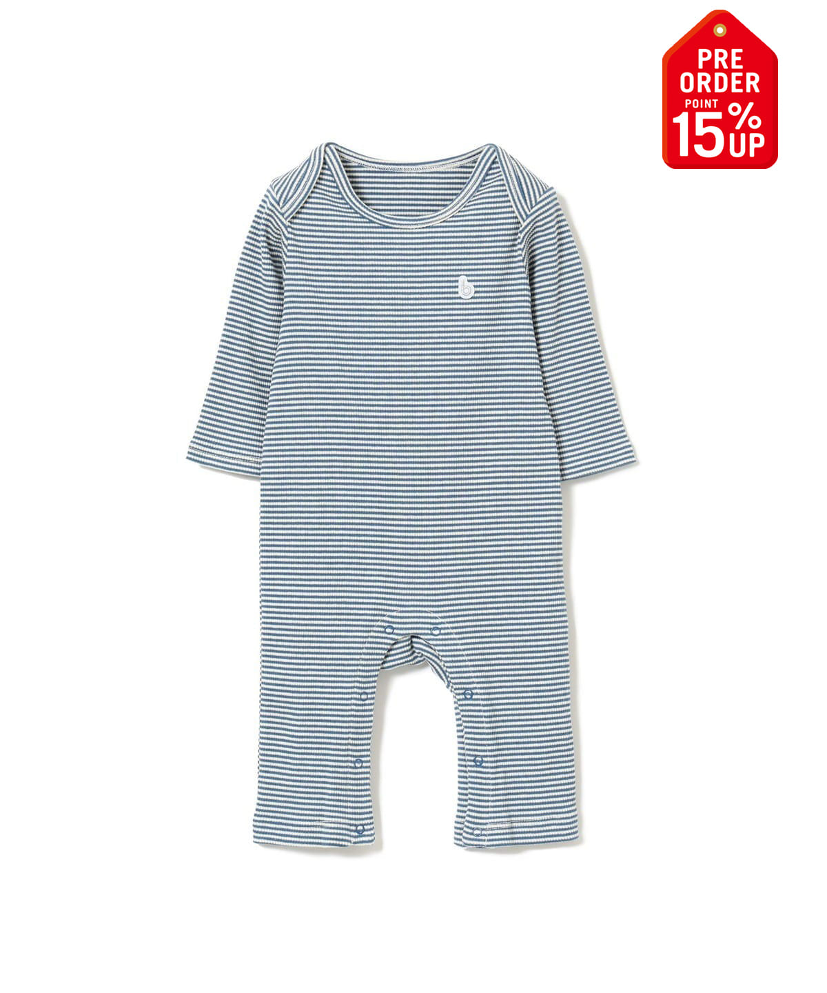 【+15%ポイントUP】ベビー リブ カバーオール 2025FW(70 80cm) マタニティ・ベビー BLUE BORDER 80 【+15%ポイントUP】ベビー リブ カバーオール 2025FW(70 80cm) マタニティ・ベビー BLUE BORDER 80