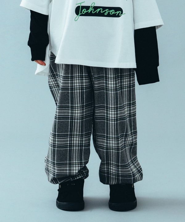 Kodomo BEAMS (Kodomo BEAMS) RHYTHM UNION / Check Pants 23 (120 