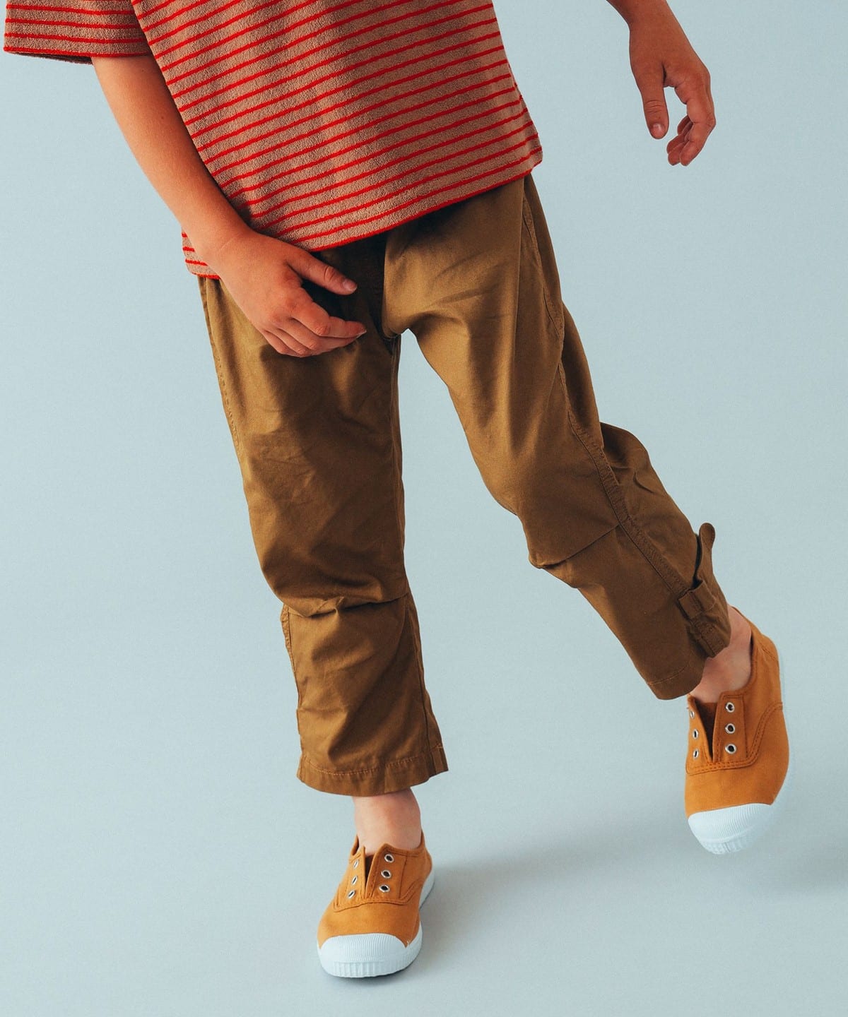 FABRIQ REPORT ファブリックレポート / ベルクロ 7分丈パンツ(90 135cm) パンツ KHAKI S(110 120cm) FABRIQ REPORT ファブリックレポート / ベルクロ 7分丈パンツ(90 135cm) パンツ KHAKI S(110 120cm)