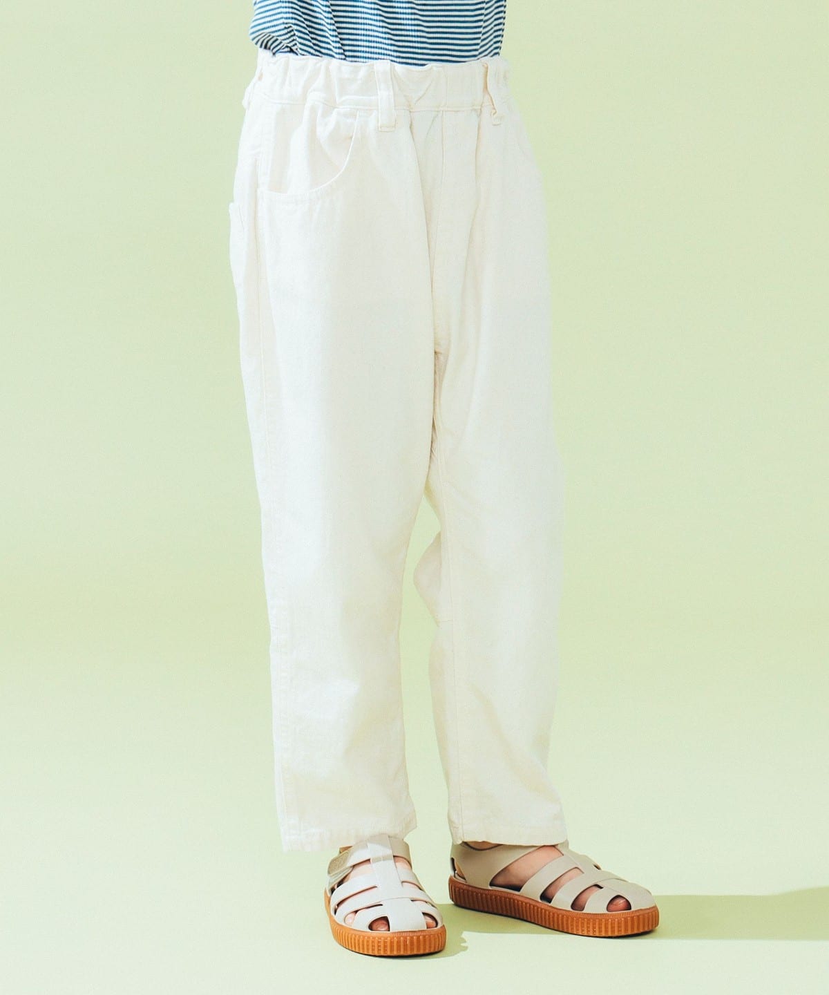 FABRIQ REPORT ファブリックレポート / 生成 テーパード パンツ(90 135cm) パンツ キナリ M(130 135cm) FABRIQ REPORT ファブリックレポート / 生成 テーパード パンツ(90 135cm) パンツ キナリ M(130 135cm)