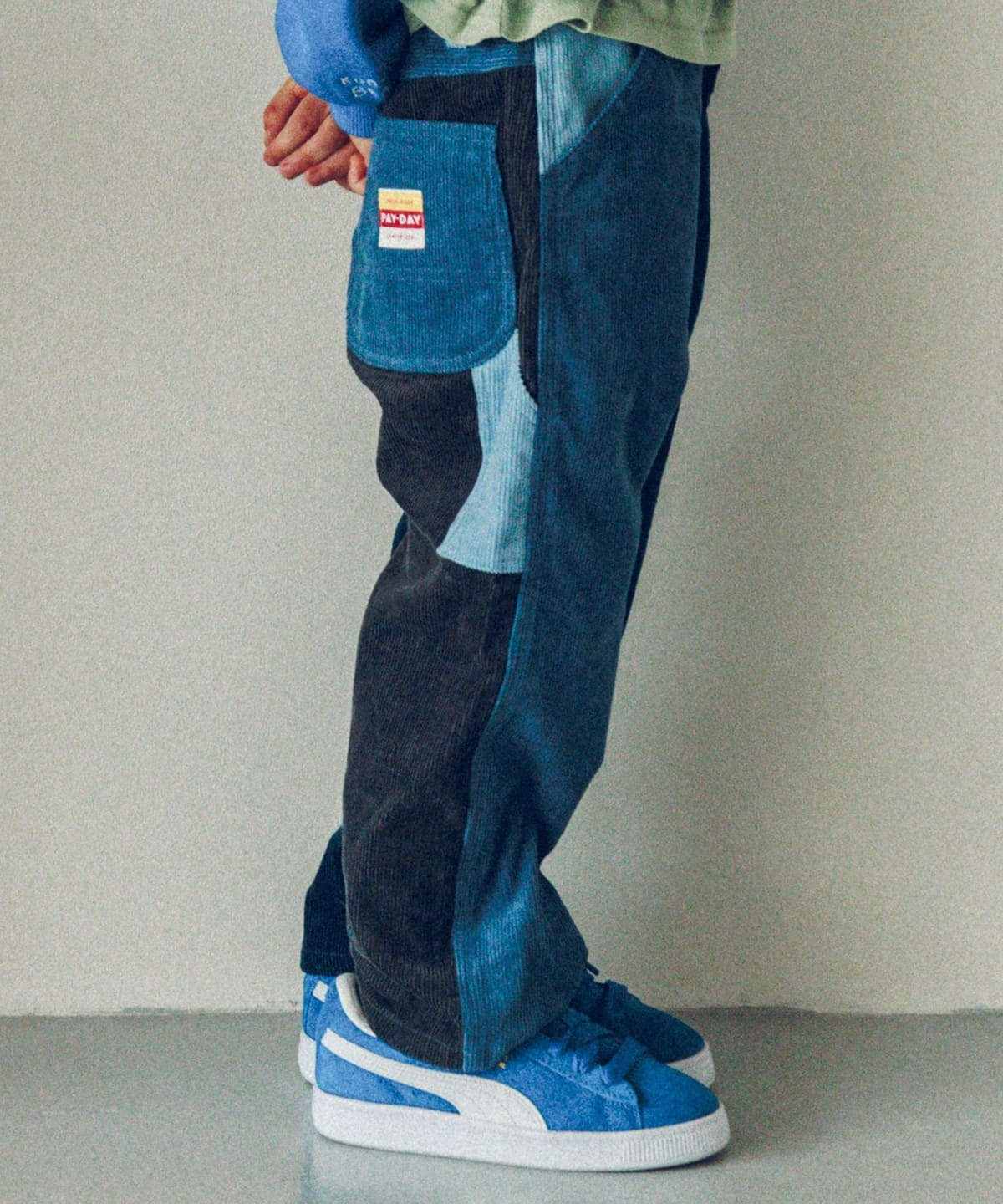 【別注】PAYDAY ペイデイ / cord パンツ(100 160cm) パンツ navy 140 【別注】PAYDAY ペイデイ / cord パンツ(100 160cm) パンツ navy 140