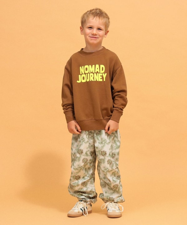 MOUN TEN. / フラワー Camo パンツ 2026FW（110～140cm） Model：H118（cm）Size：110
