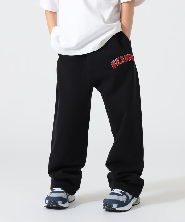 BEAMS meets こども ビームス / BEAMS ロゴ スウェット パンツ 2026（110～160cm） Model：H135（cm）Size：M