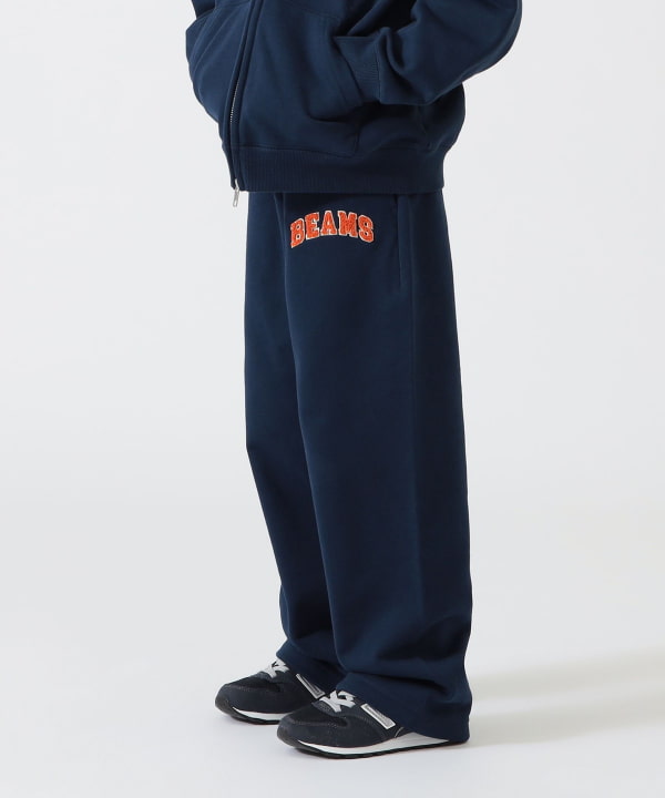 BEAMS meets こども ビームス / BEAMS ロゴ スウェット パンツ 2026（110～160cm） Model：H135（cm）Size：M