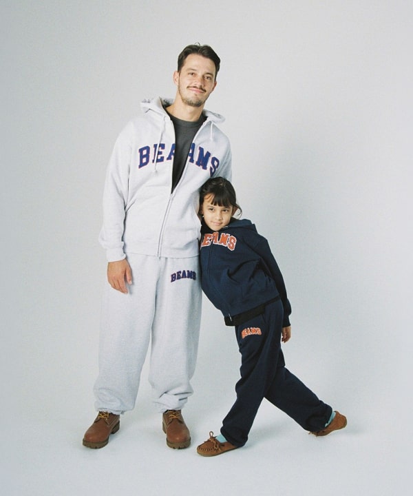 BEAMS meets こども ビームス / BEAMS ロゴ スウェット パンツ 2026（110～160cm）